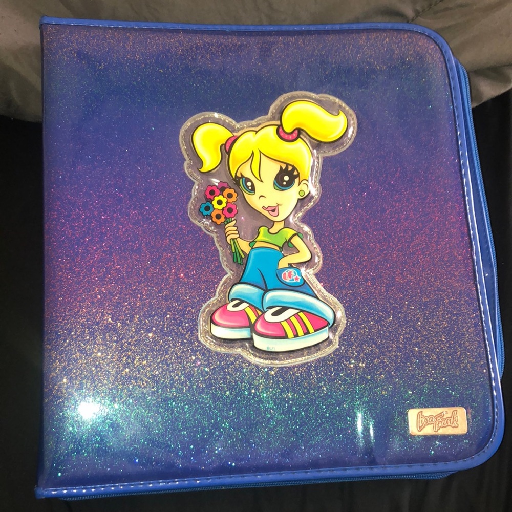 Lisa Frank Holographic binder 🌼🦋